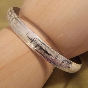 Sterling  Bangle Bracelet Greek Key 🔑